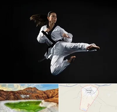 مربی رزمی خانم در گرمسار