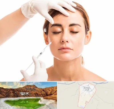 تزریق ژل گونه در گرمسار