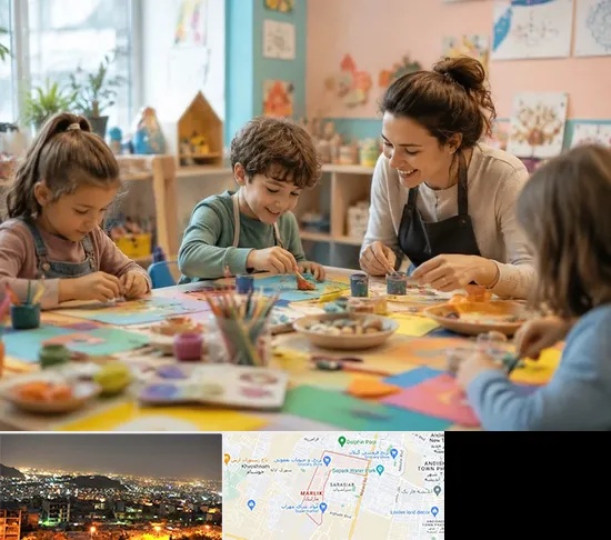 کارگاه خلاقیت در مارلیک کرج
