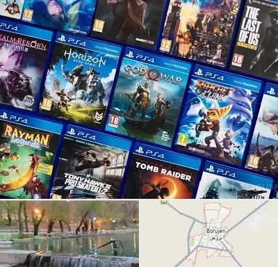 نصب بازی پلی استیشن PS4 در بروجن