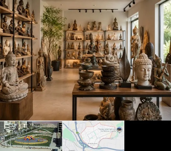 مجسمه فروشی در مرزداران تبریز