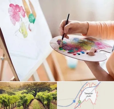 آموزشگاه نقاشی اکریلیک در تاکستان