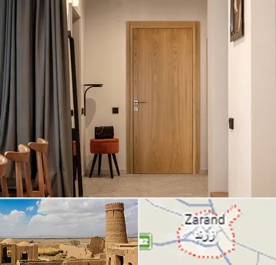 درب چوبی در زرند