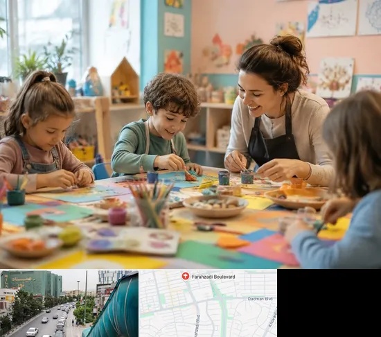کارگاه خلاقیت در بلوار فرحزادی
