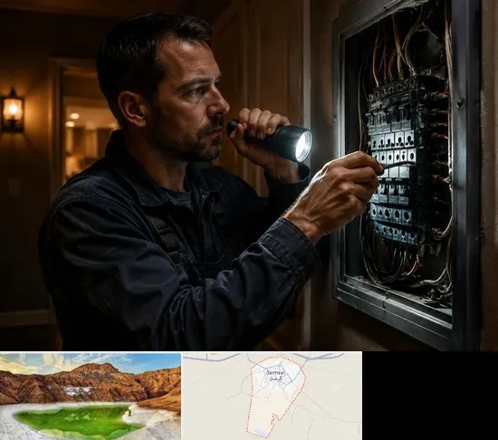 برقکار شبانه روزی در گرمسار