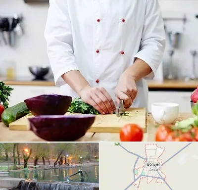 تهیه غذا در بروجن