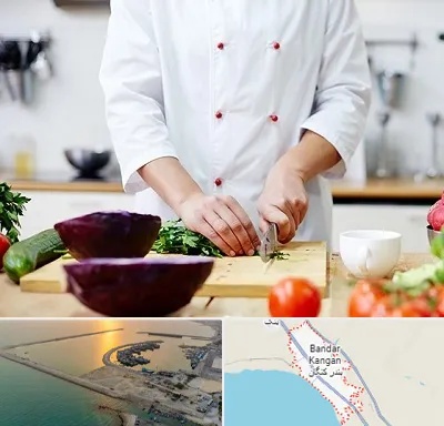 تهیه غذا در بندر کنگان