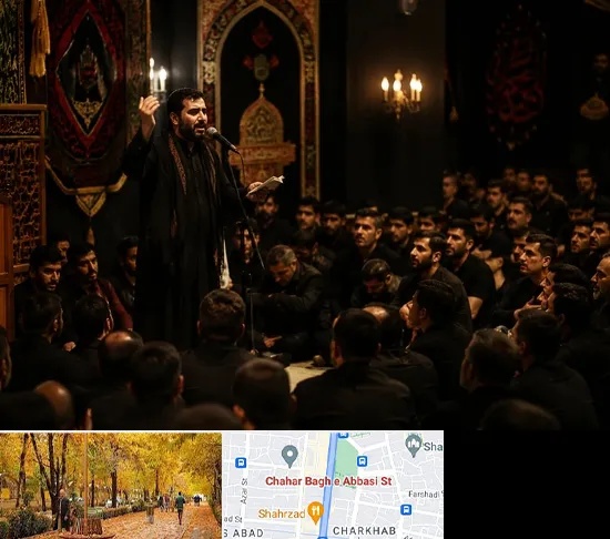 مداح در چهارباغ اصفهان