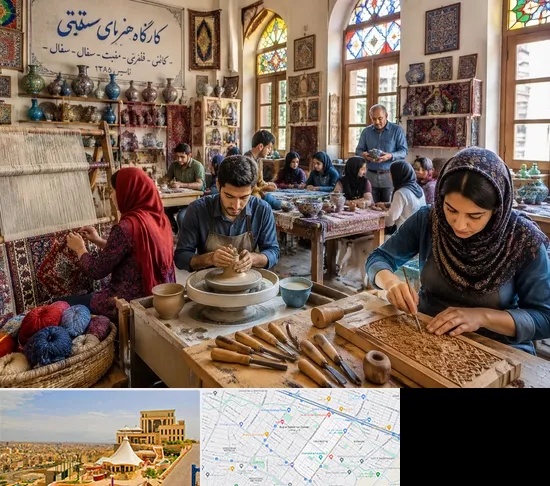 آموزشگاه صنایع دستی در هاشمیه مشهد