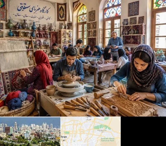 آموزشگاه صنایع دستی در شرق تهران