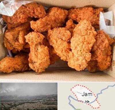 مرغ سوخاری در جم