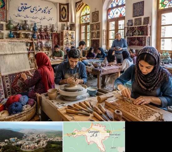 آموزشگاه صنایع دستی در گرگان