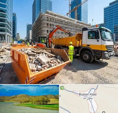 حمل نخاله ساختمانی در بستان آباد