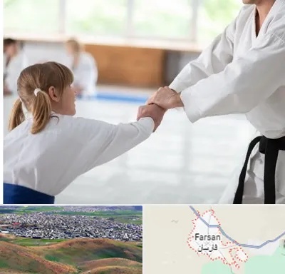 باشگاه جودو بانوان در فارسان