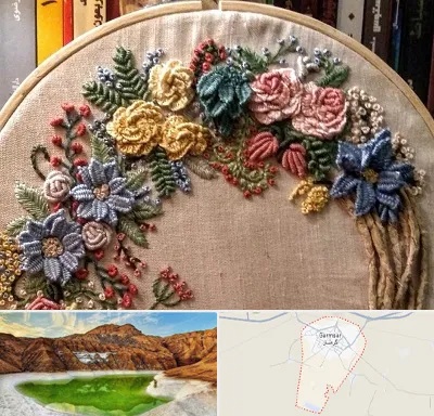 کلاس گلدوزی برزیلی در گرمسار