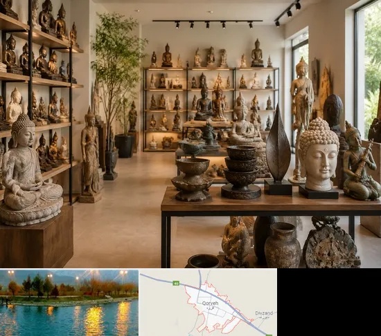 مجسمه فروشی در قروه
