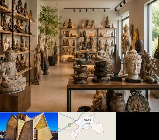 مجسمه فروشی در نی ریز