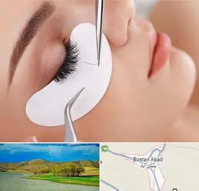 آموزش اکستنشن مژه در بستان آباد