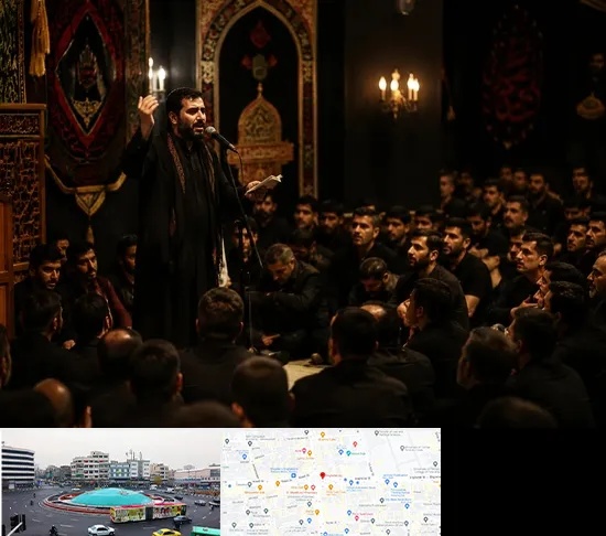 مداح در میدان انقلاب