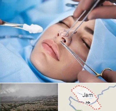 عمل ترمیمی بینی در جم