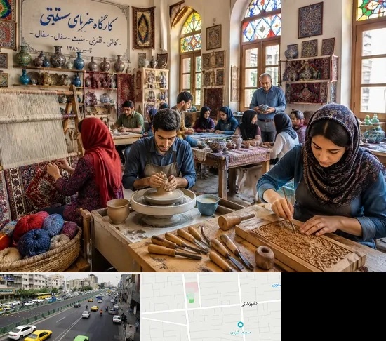 آموزشگاه صنایع دستی در خیابان دامپزشکی