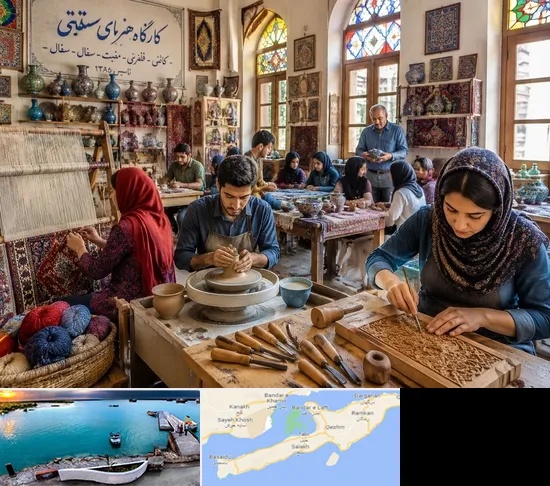 آموزشگاه صنایع دستی در قشم