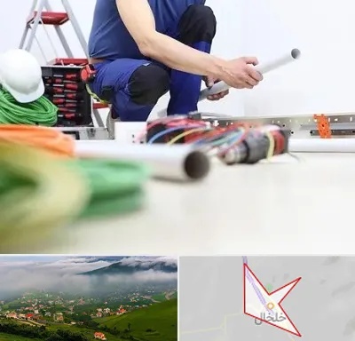 سیم کشی ساختمان در خلخال