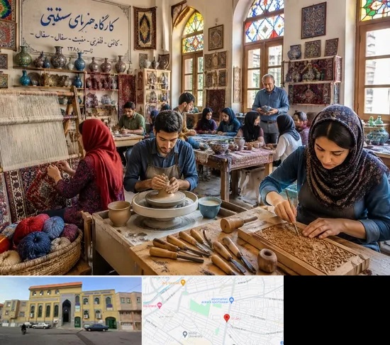 آموزشگاه صنایع دستی در زنبیل آباد قم
