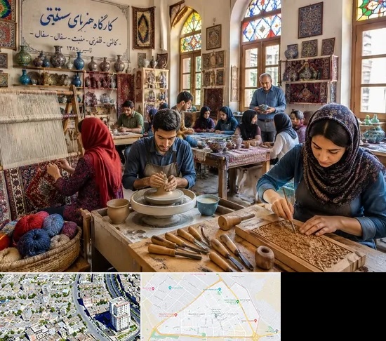 آموزشگاه صنایع دستی در قاسم آباد مشهد