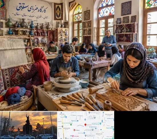 آموزشگاه صنایع دستی در میدان حر
