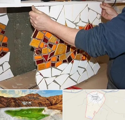 آموزشگاه کاشی شکسته در گرمسار