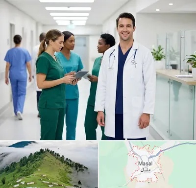 روپوش و اسکراب پزشکی در ماسال