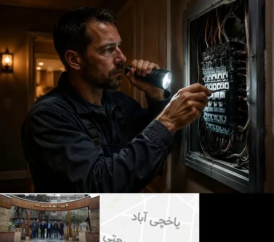 برقکار شبانه روزی در یاخچی آباد