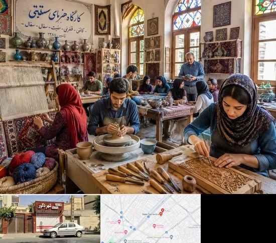 آموزشگاه صنایع دستی در باجک قم