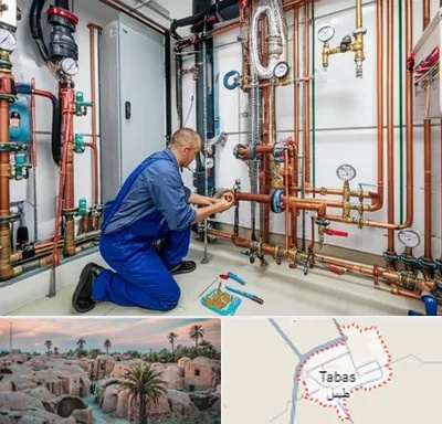 تاسیسات ساختمان در طبس
