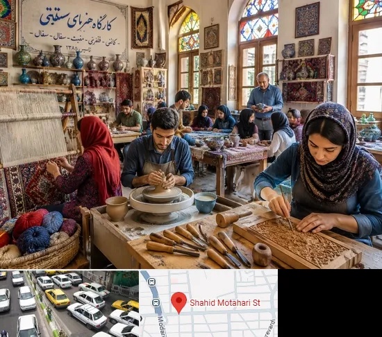 آموزشگاه صنایع دستی در مطهری تهران