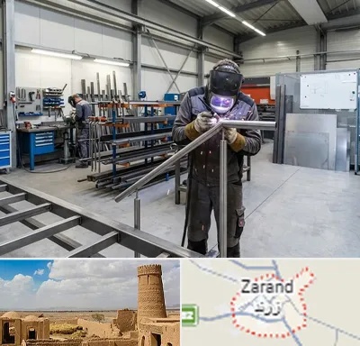 ساخت پله فلزی در زرند