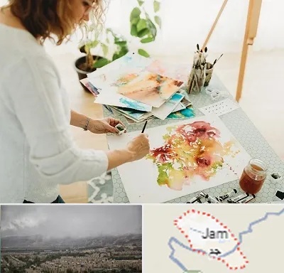 آموزشگاه آبرنگ در جم