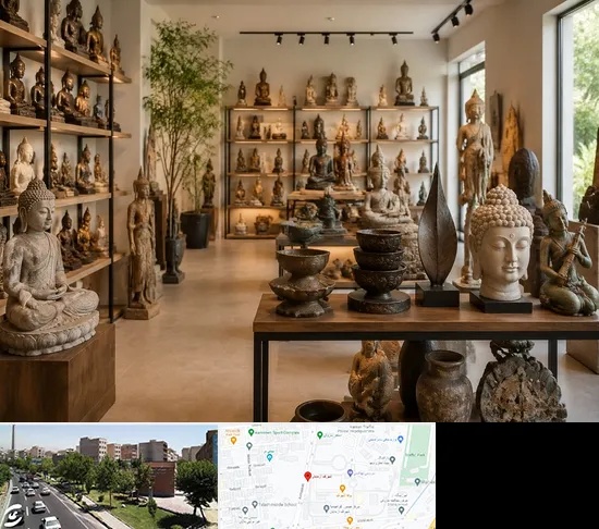 مجسمه فروشی در شهرک آزمایش