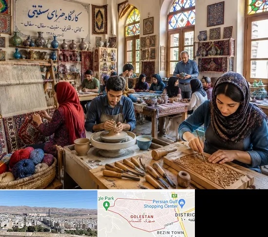 آموزشگاه صنایع دستی در شهرک گلستان شیراز