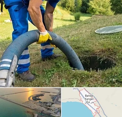 لوله کشی فاضلاب در بندر کنگان