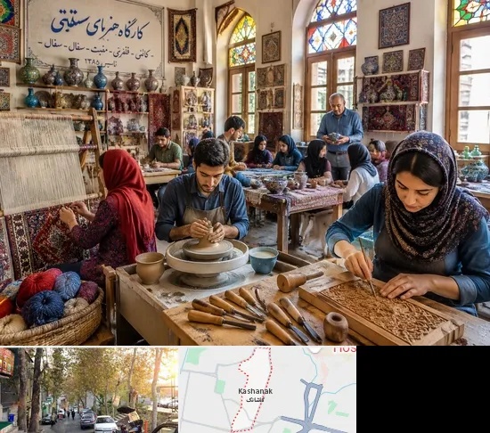 آموزشگاه صنایع دستی در کاشانک