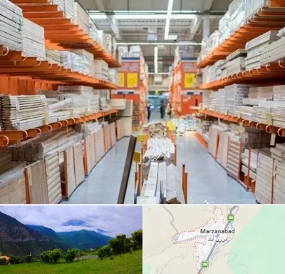 فروشگاه لوازم ساختمانی در مرزن آباد