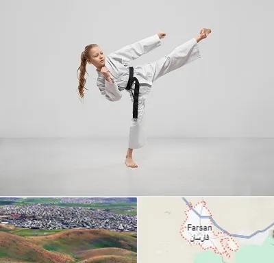 باشگاه کاراته بانوان در فارسان
