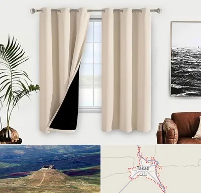 پرده فروشی در تکاب