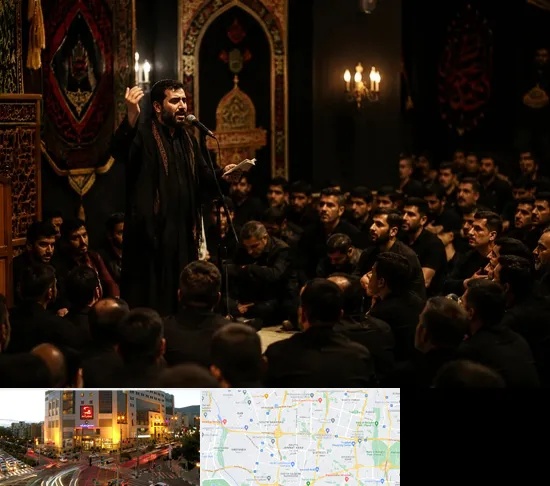 مداح در جنت آباد تهران