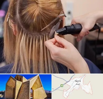 آموزش اکستنشن مو در نی ریز