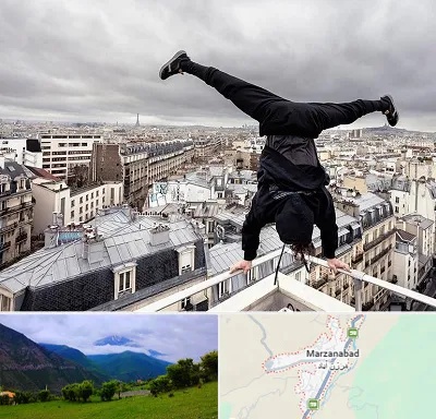 باشگاه پارکور در مرزن آباد