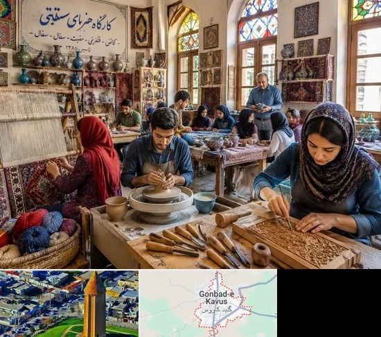 آموزشگاه صنایع دستی در گنبد کاووس