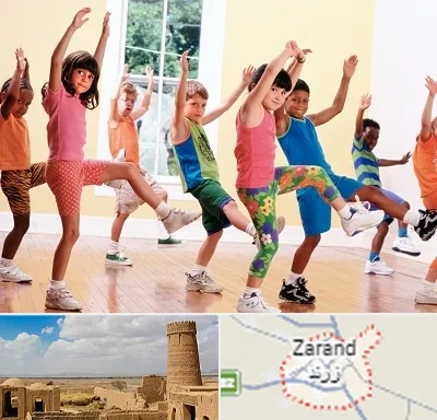 کلاس ایروبیک کودکان در زرند
